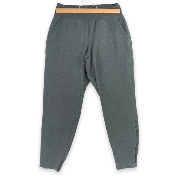 Athleta - Crop Sweat Pants Pockets Side Zipper - S - Picture 1 of 7